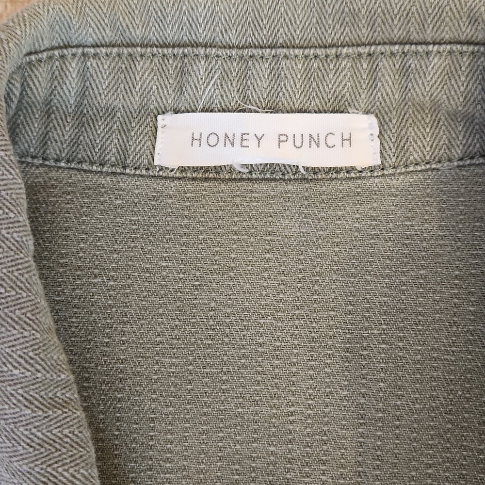 HONEY PUNCH Dragon Embroidered Military Jacket, size M - Picture 5 of 12